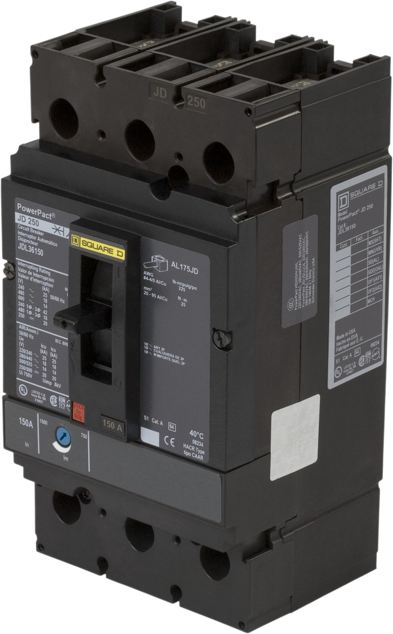 PowerPact J-frame molded case circuit breakers
