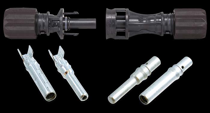 Amphenol UTX PV connectors sold with SolarWorld panels